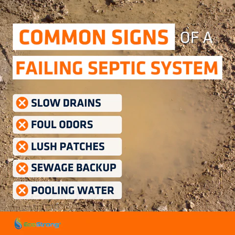 failing septic systems