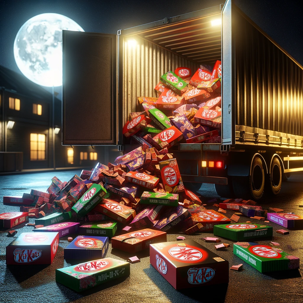 KitKat bar pallets stolen