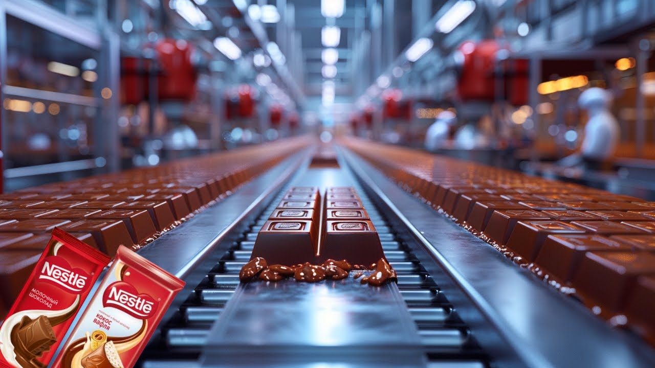 Nestlé factory chocolate production