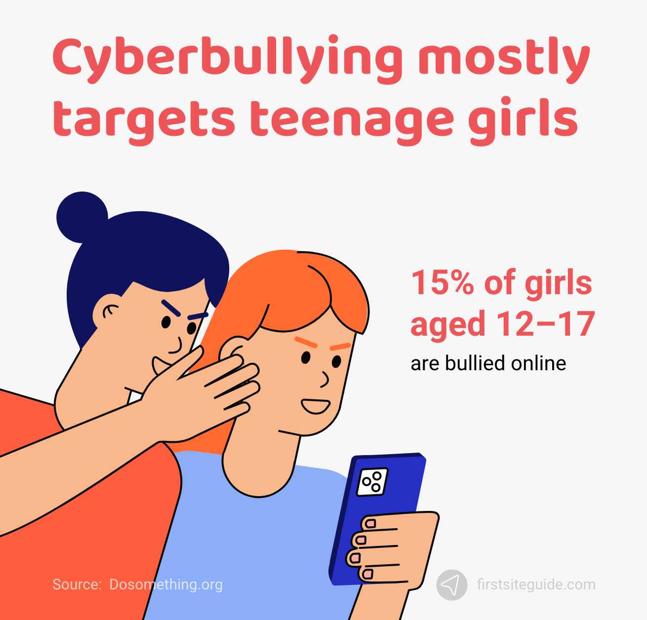 15-year-old girl online harassment