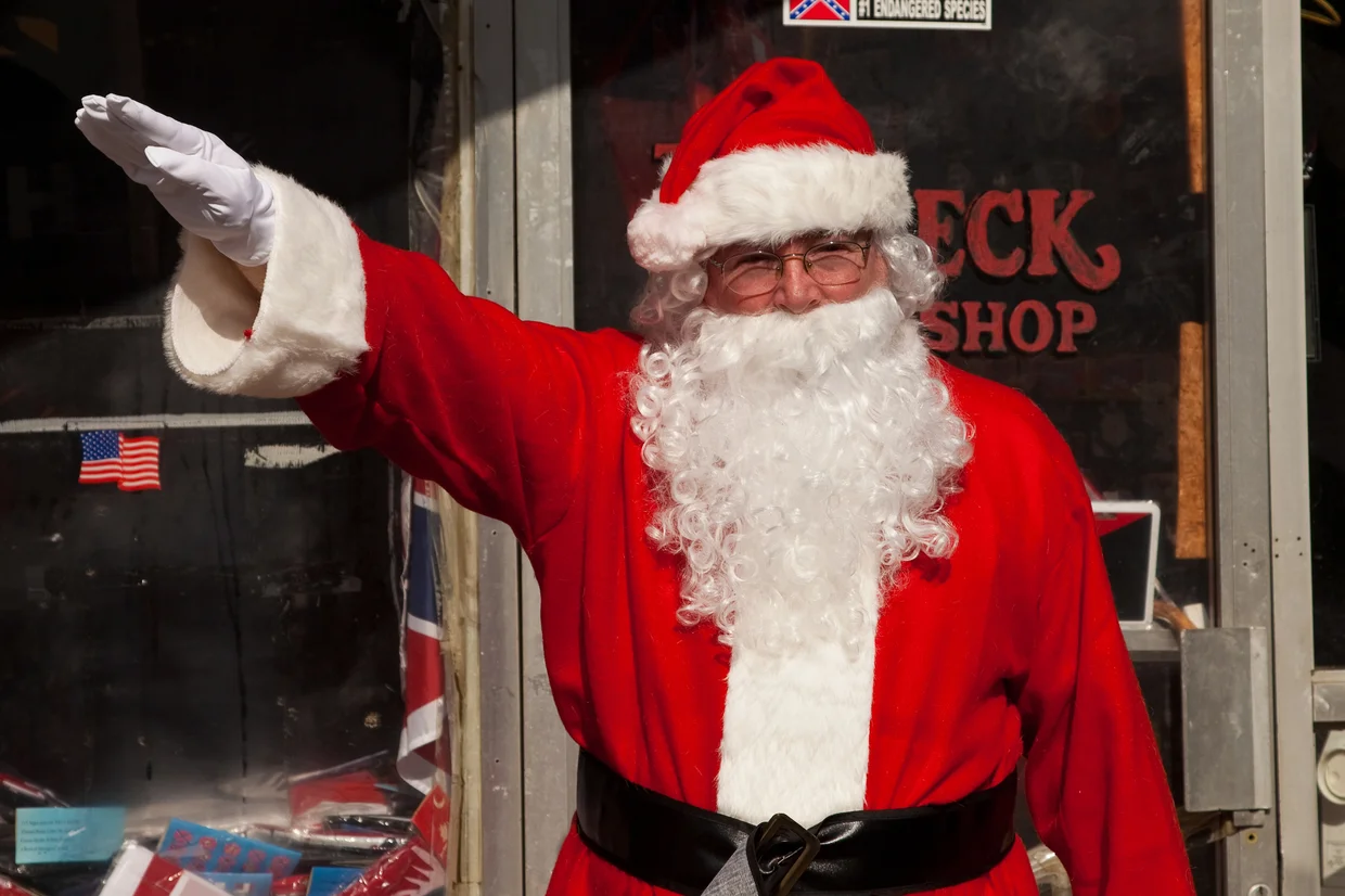 Santa Claus KKK costume