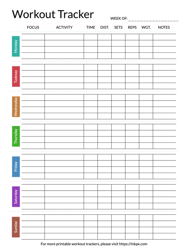 weekly exercise minutes tracking