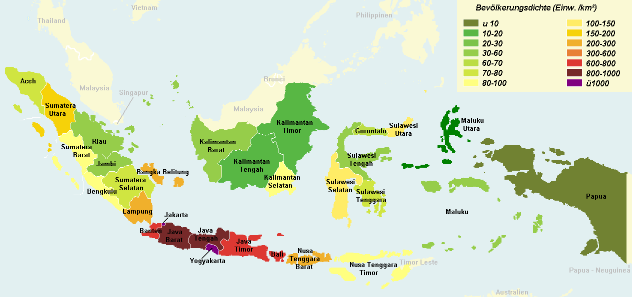 Indonesia archipelago population