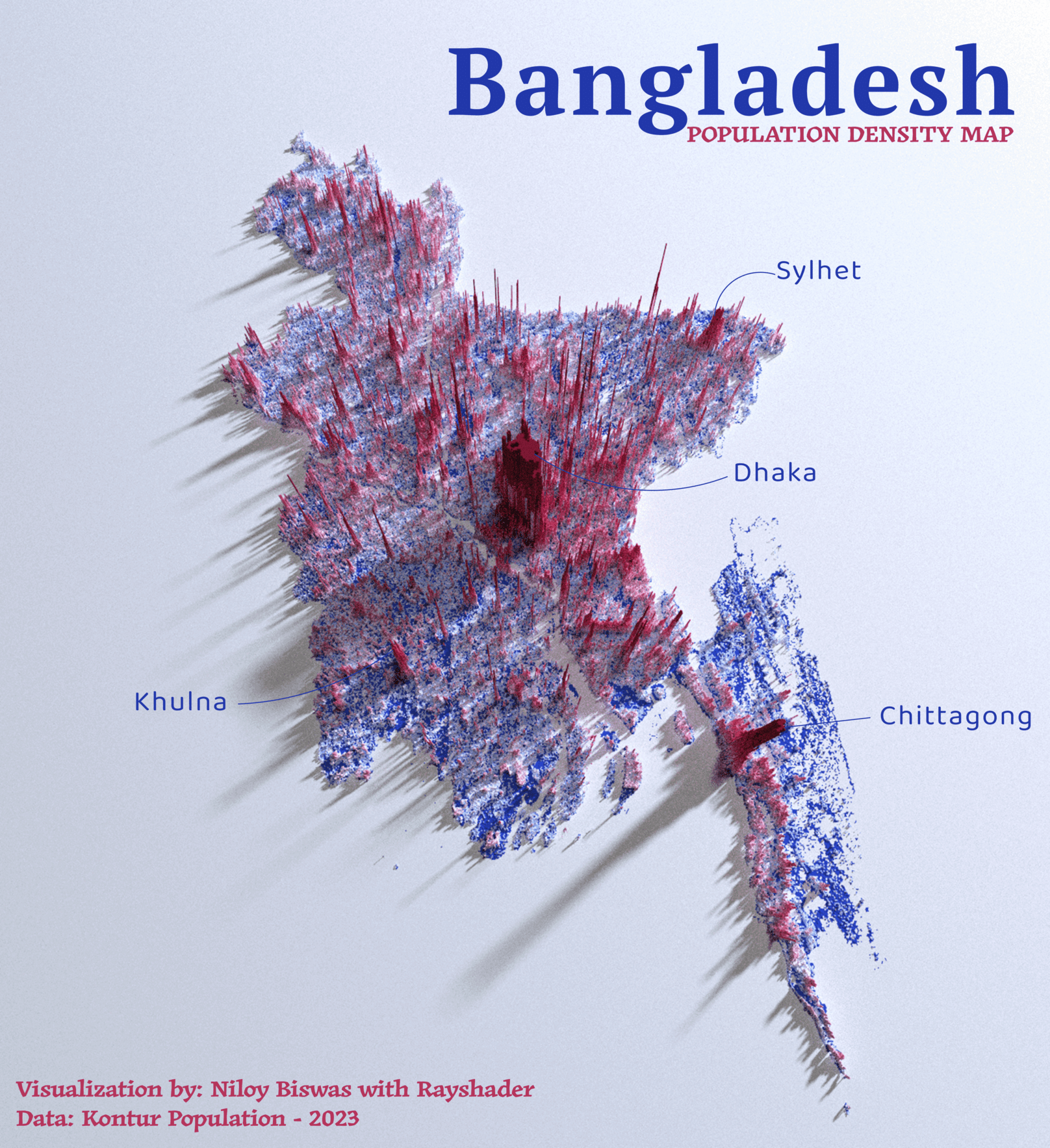 Bangladesh population density