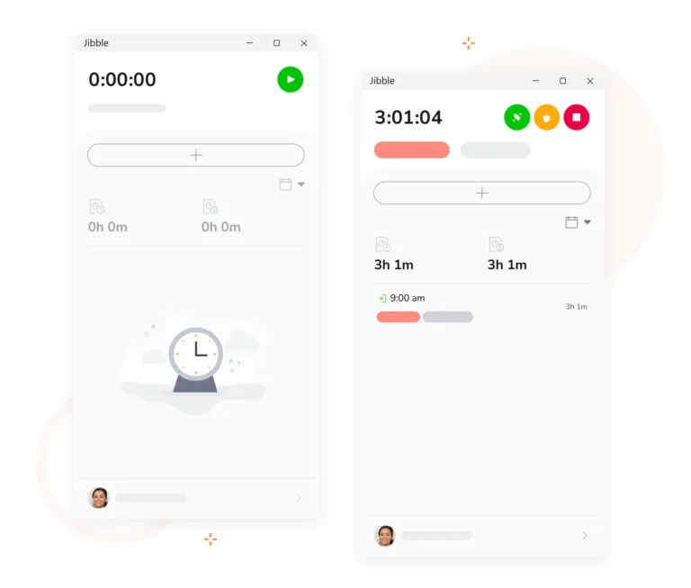 time tracking desk