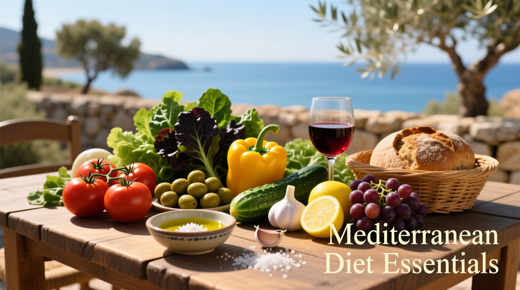 healthy mediterranean diet food