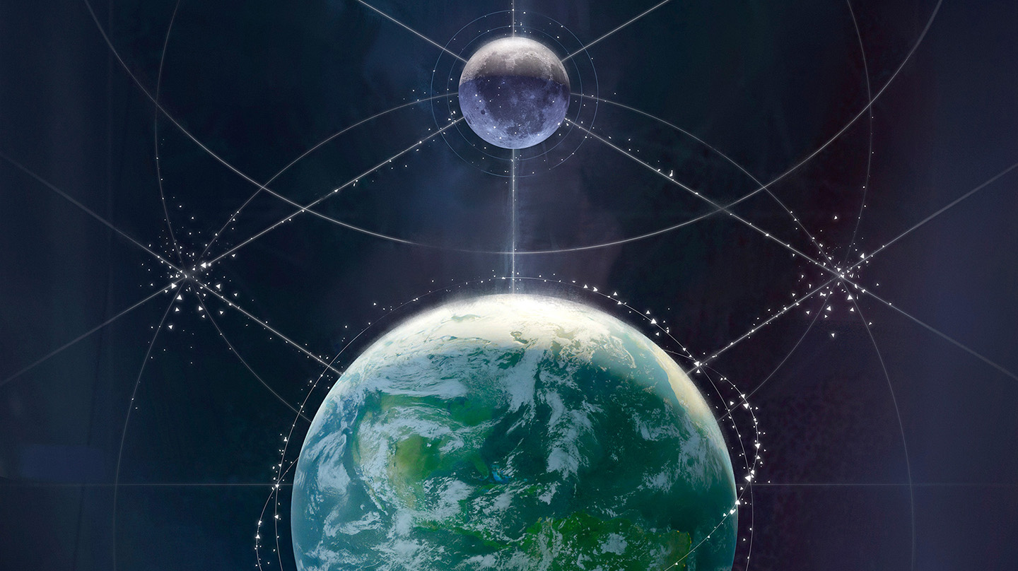Earth from cislunar space