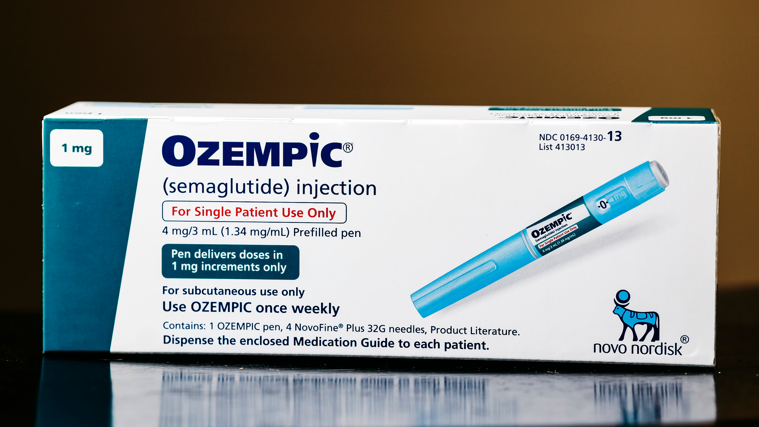 Ozempic medication packaging