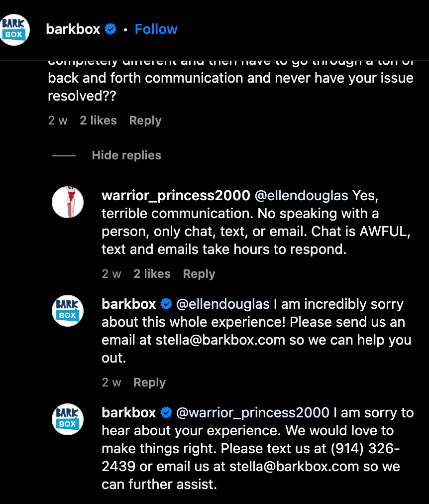 social media backlash comments