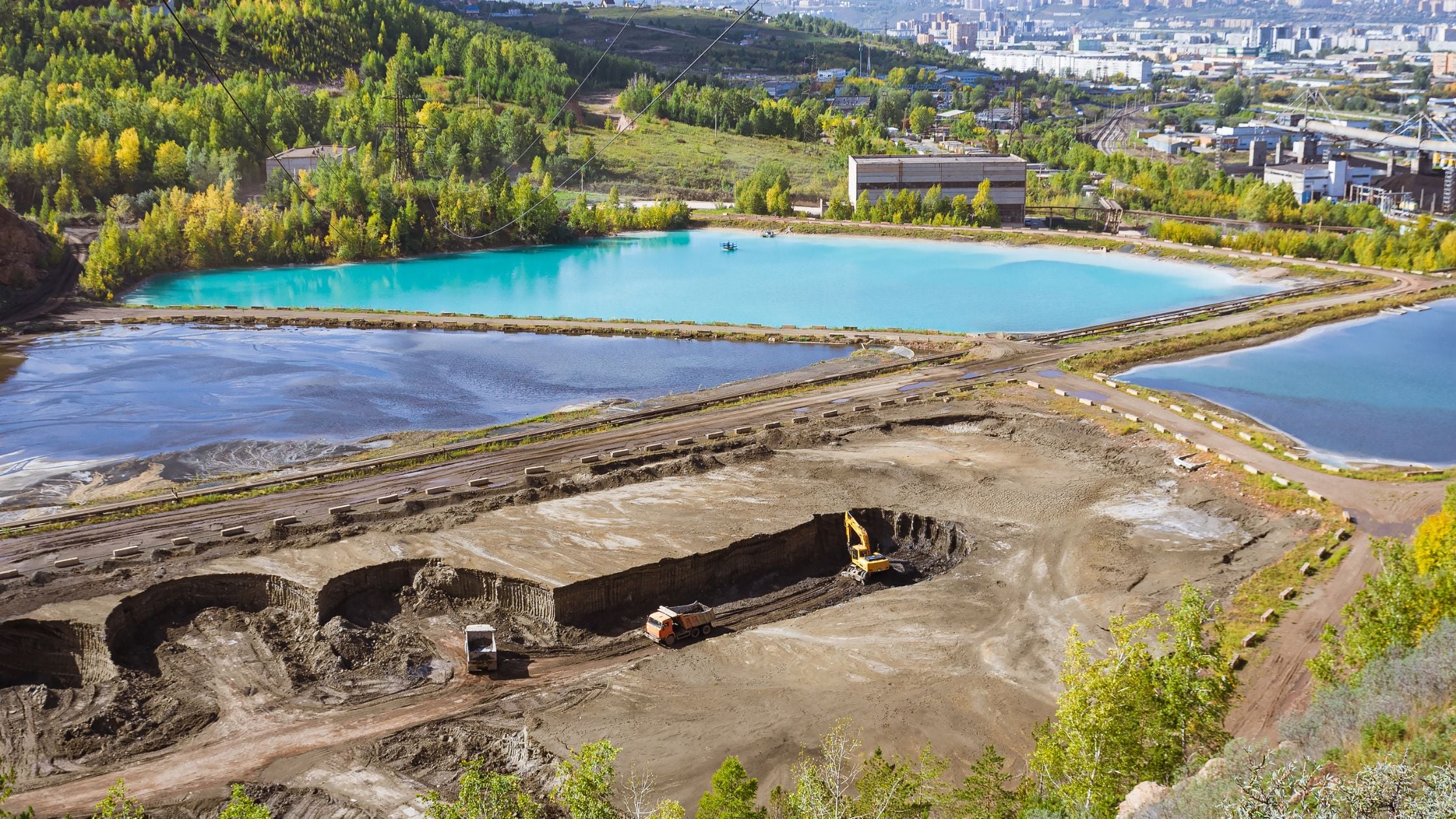 coal ash storage ponds