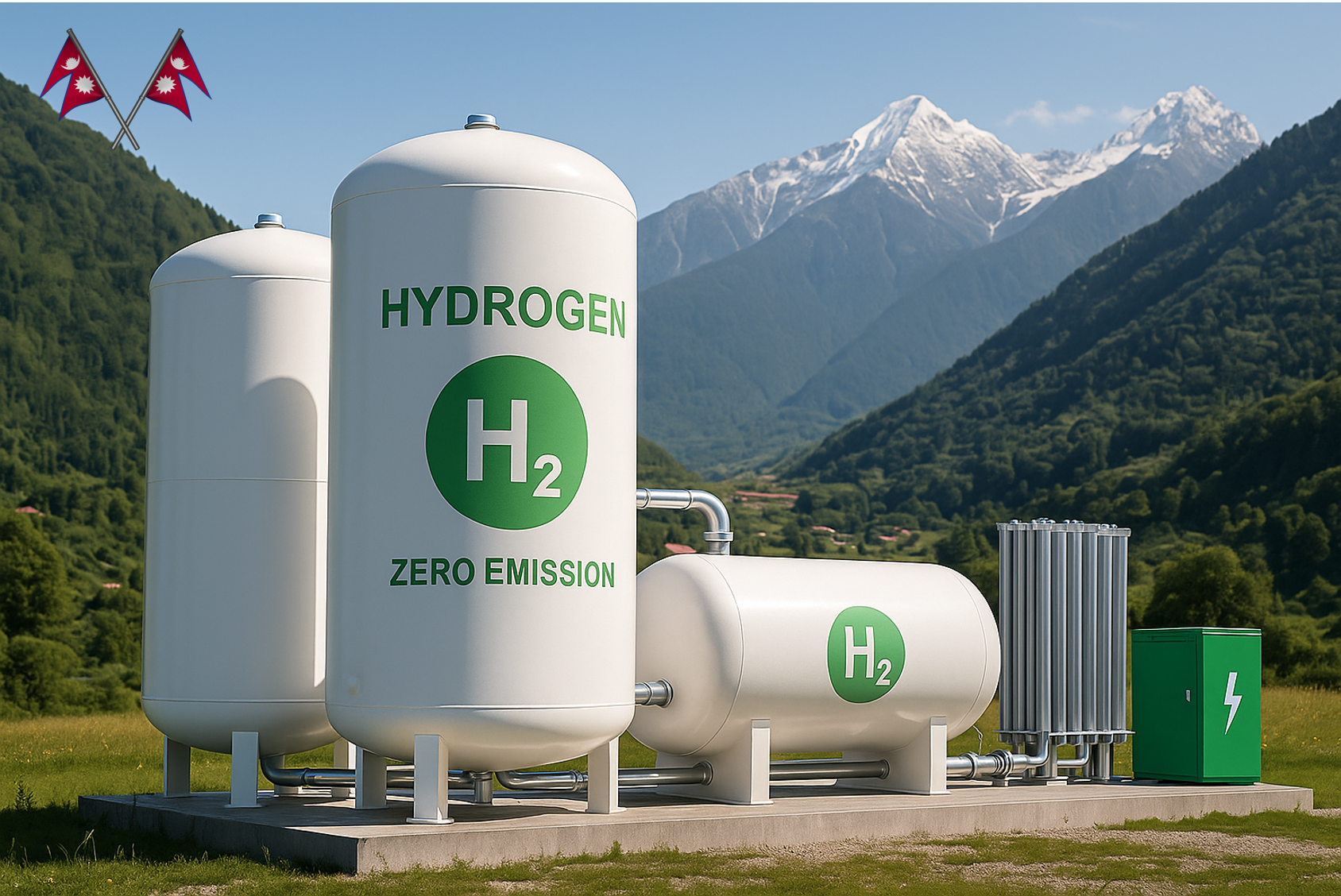 hydrogen fuel storage tanks