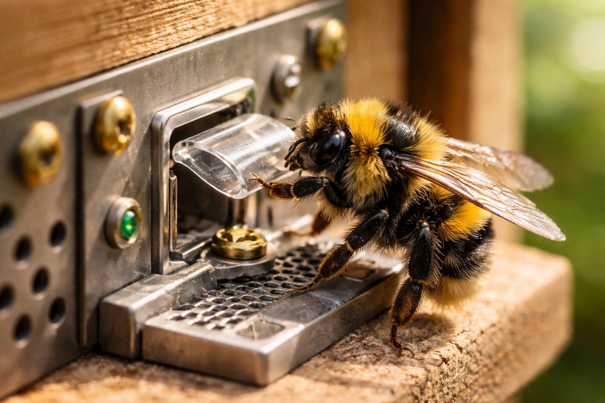 bee cognition experiment setup