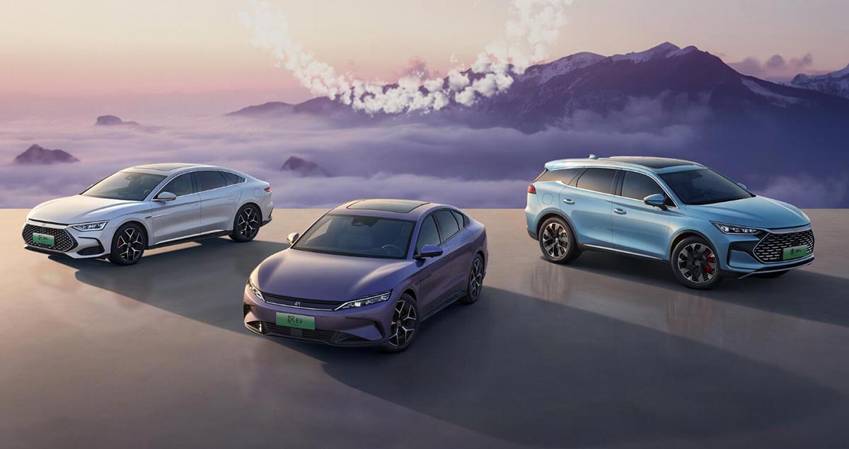BYD Han Tang models