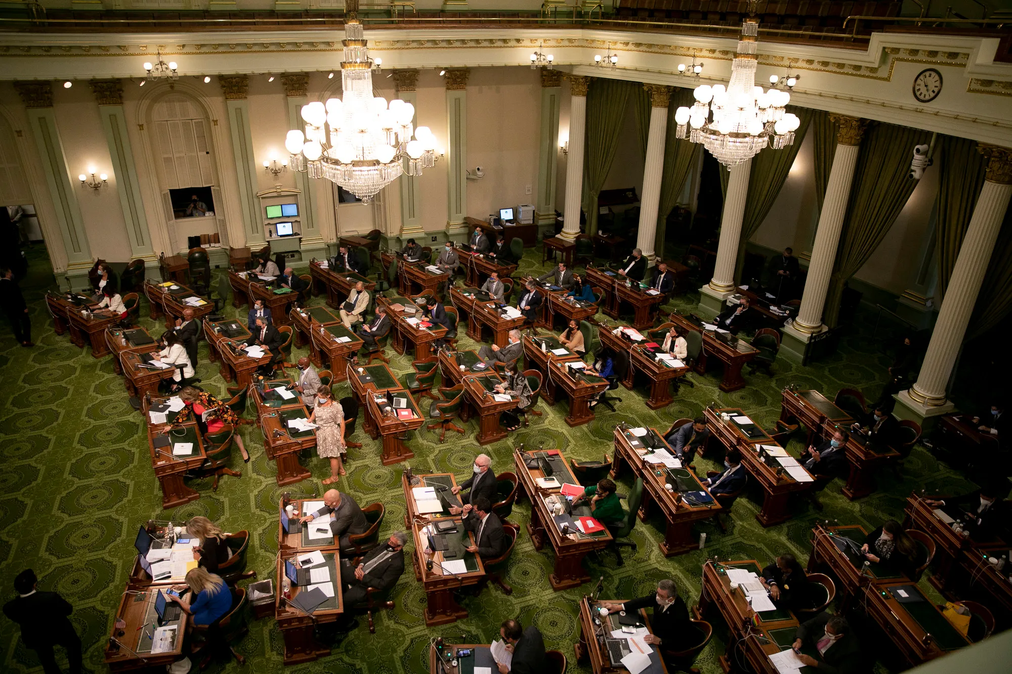 California State Capitol legislative session