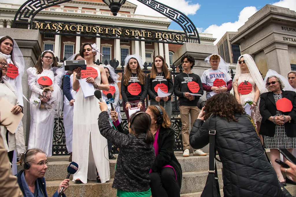 Unchained At Last advocacy group protest