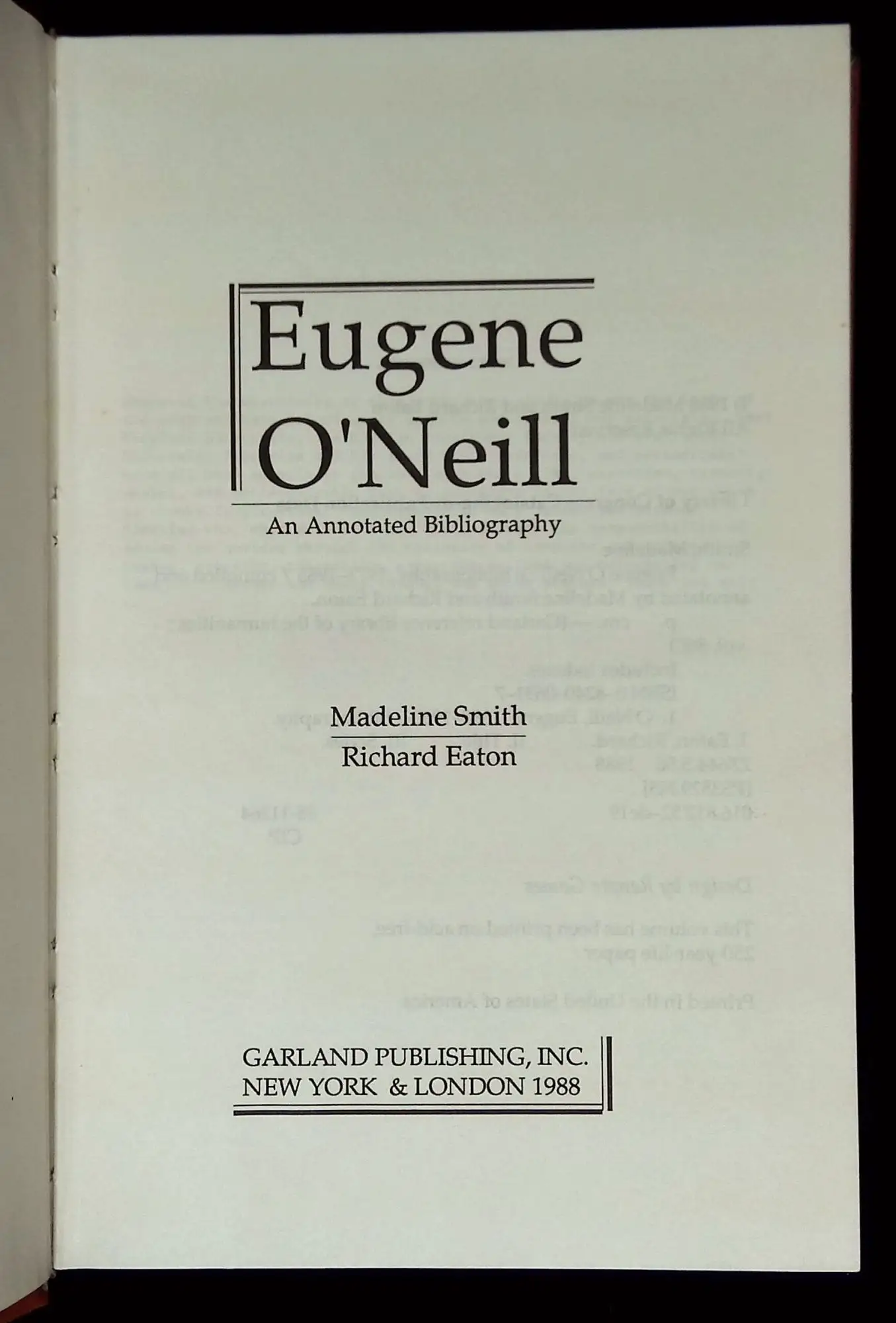 Eugene O'Neill disownment