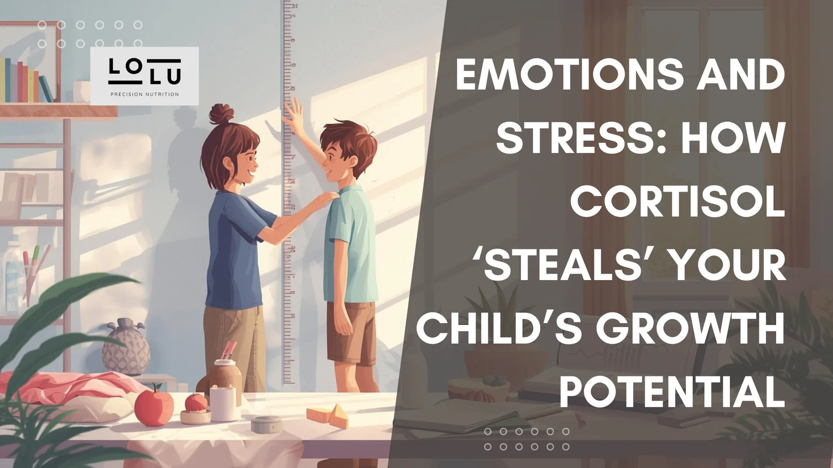 stress cortisol child eyes