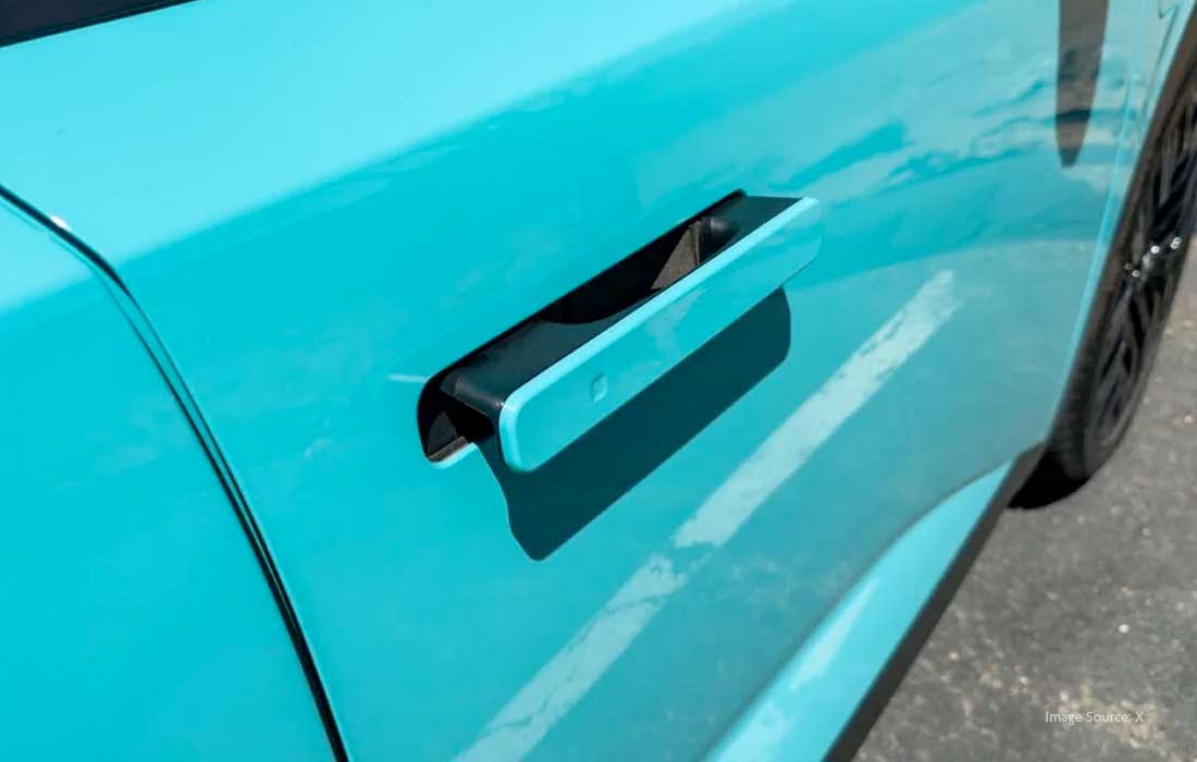 China EV door handle regulation 2027