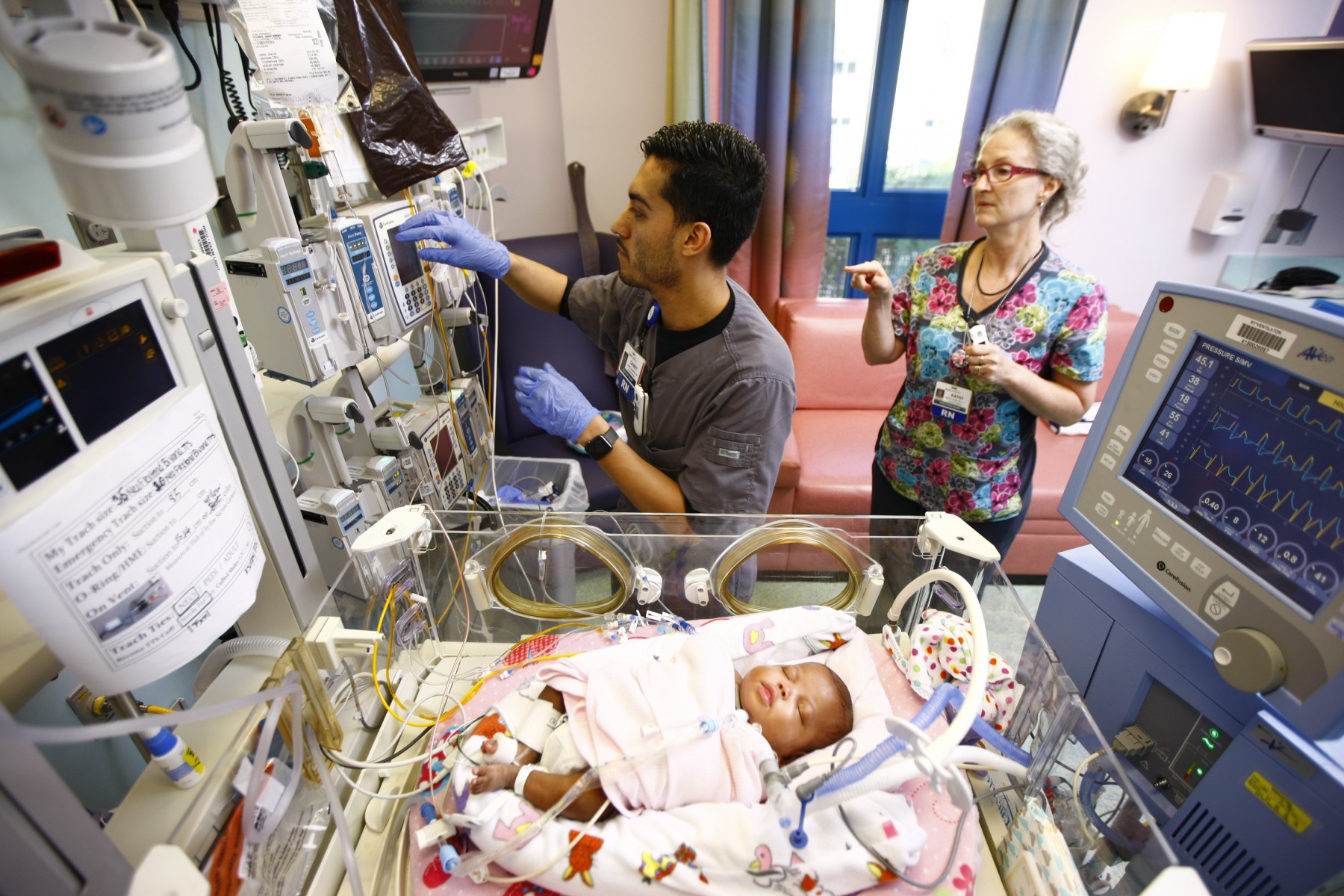 neonatal ICU baby IV