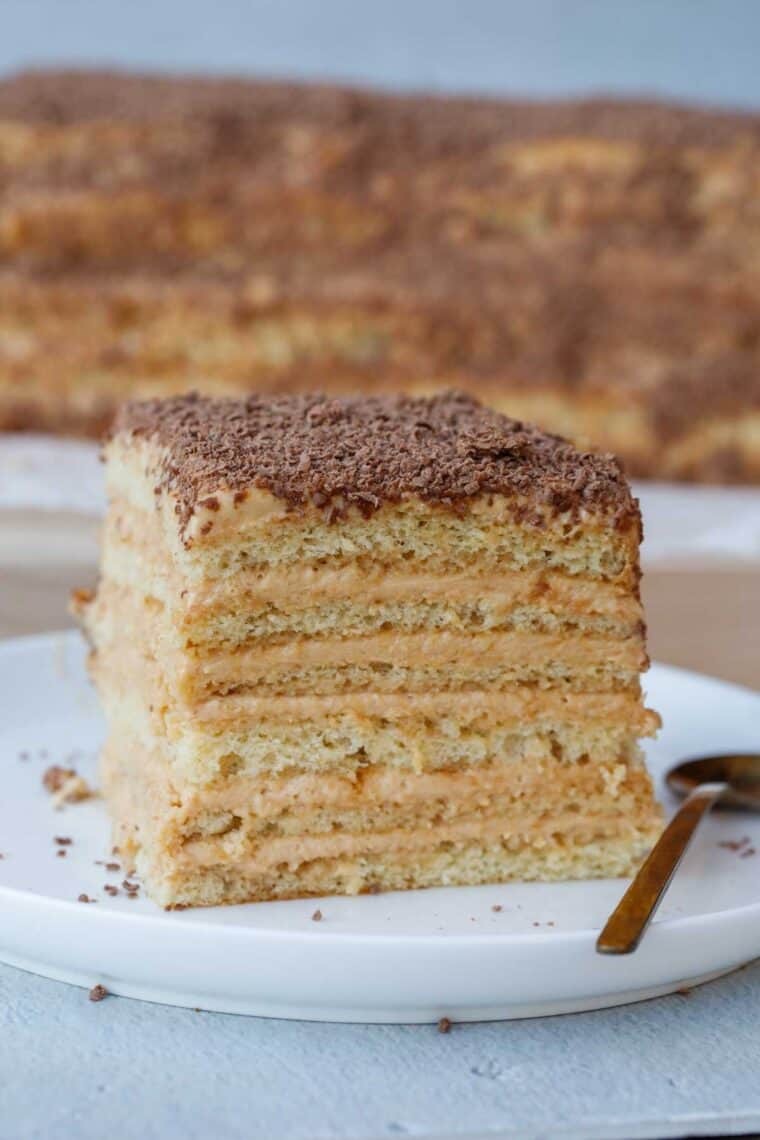 Dulce de Leche pastry layers
