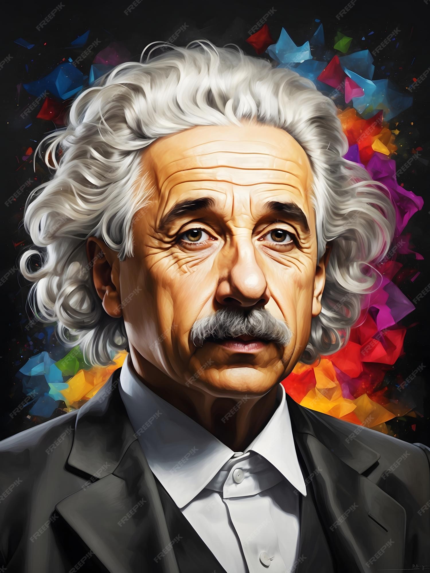 Albert Einstein portrait