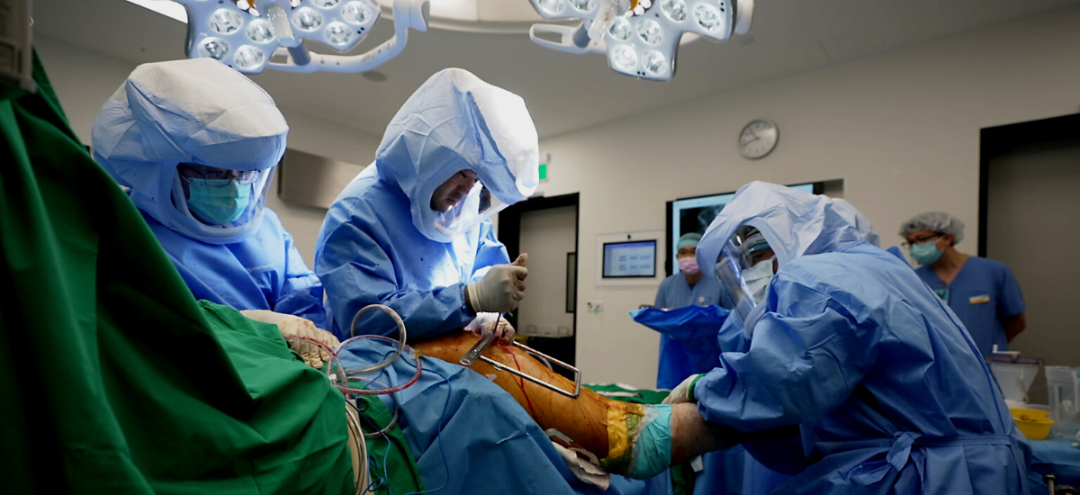 joint replacement surgery operating room