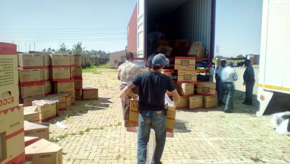 Truck hijacking chocolate cargo