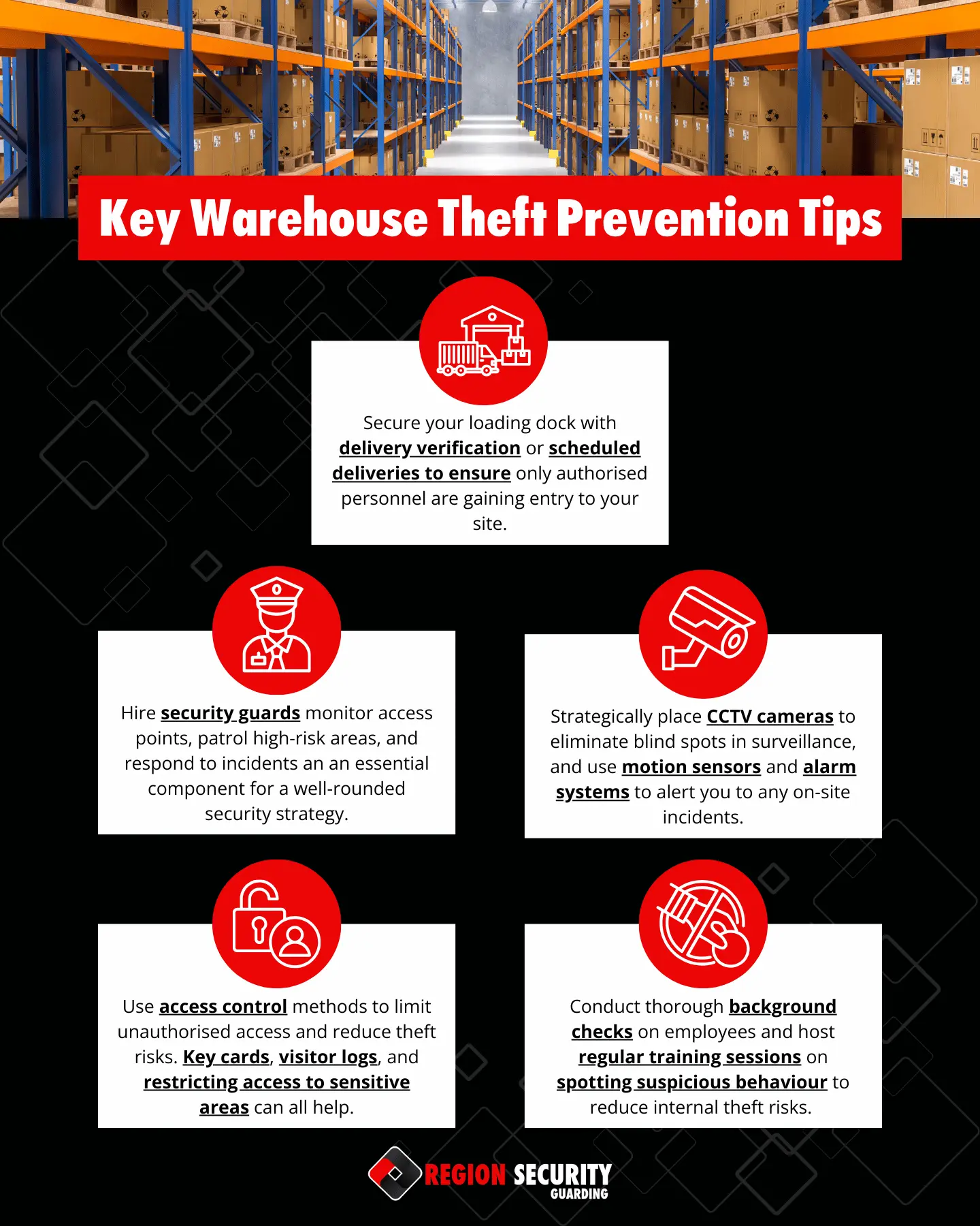 Warehouse security chocolate theft