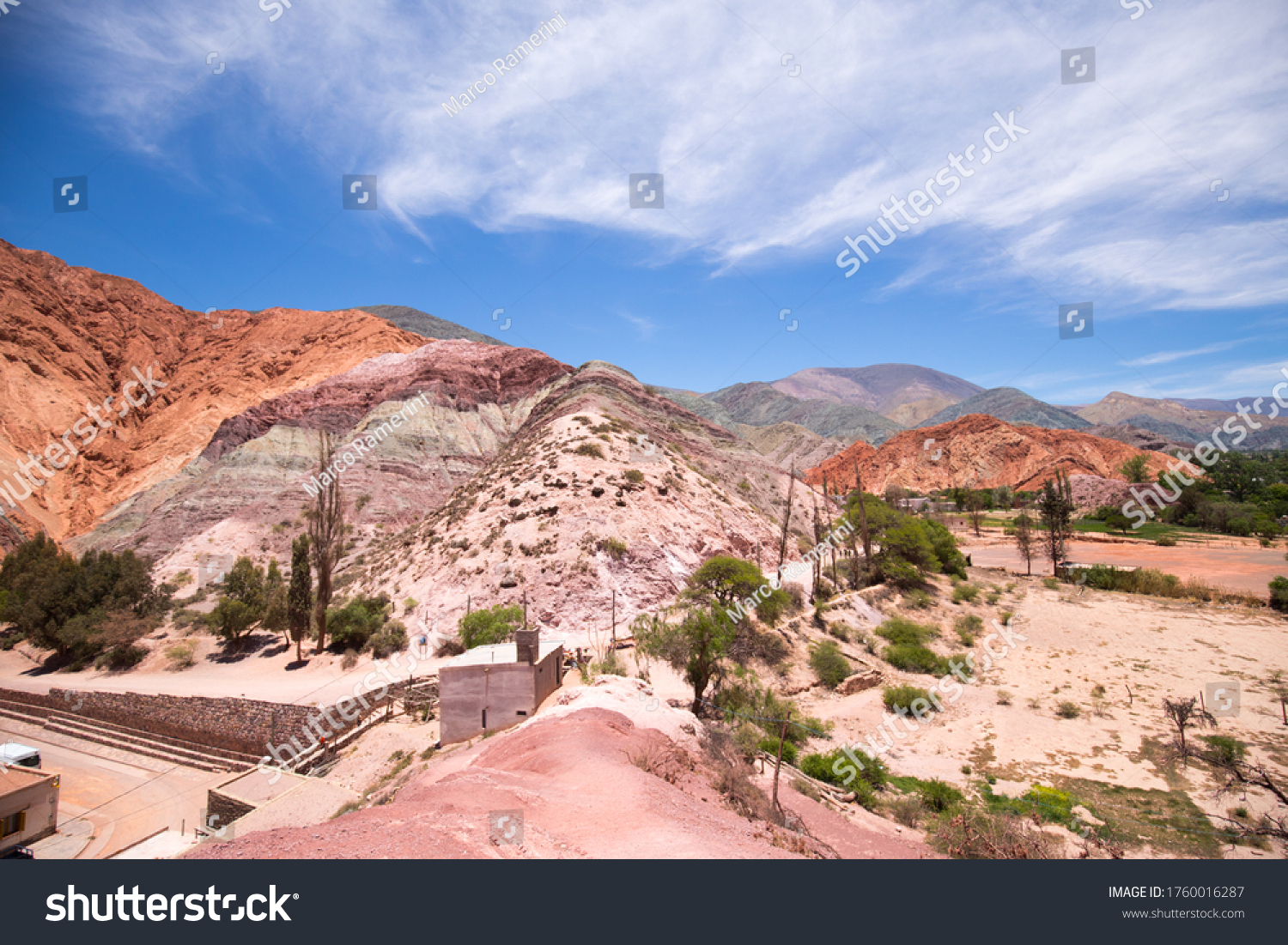 Purmamanca highlands landscapes