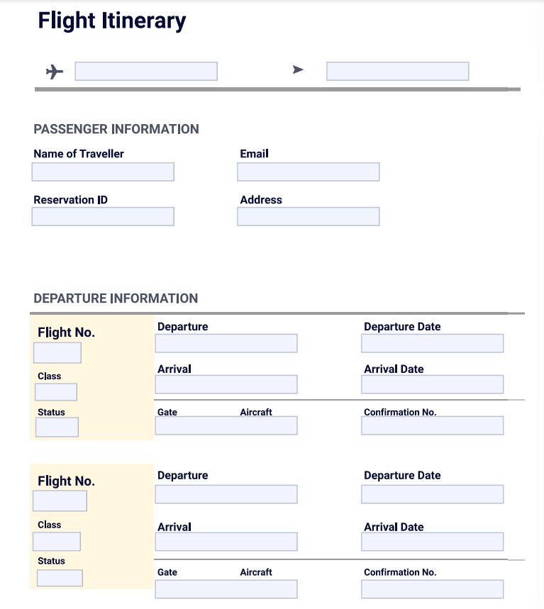 connecting flights itinerary disruption
