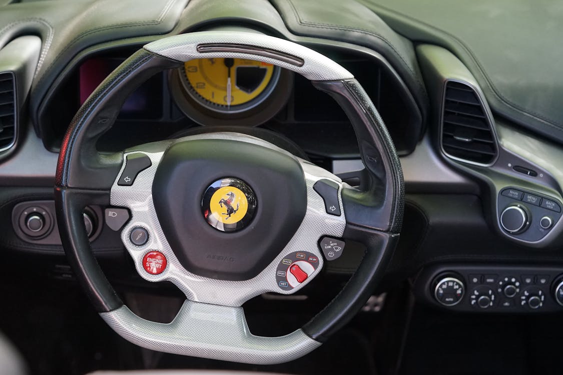 Ferrari steering wheel controls