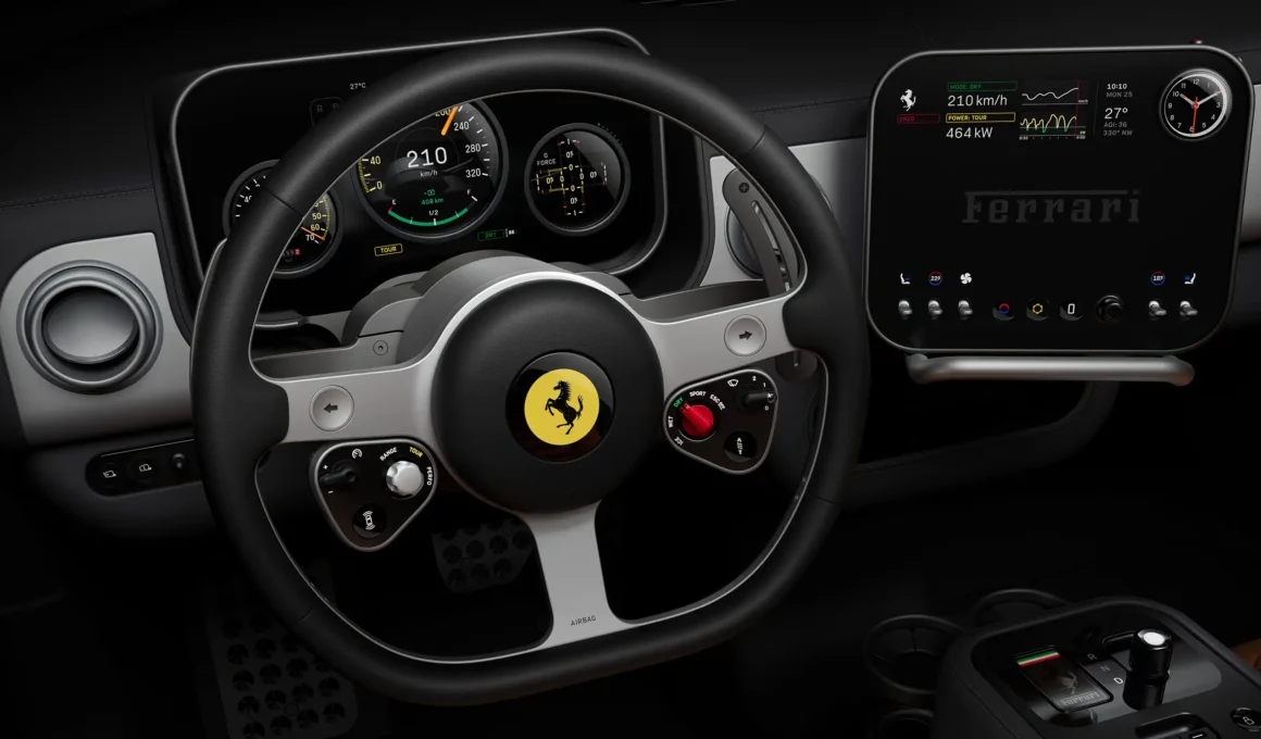 Ferrari cockpit design