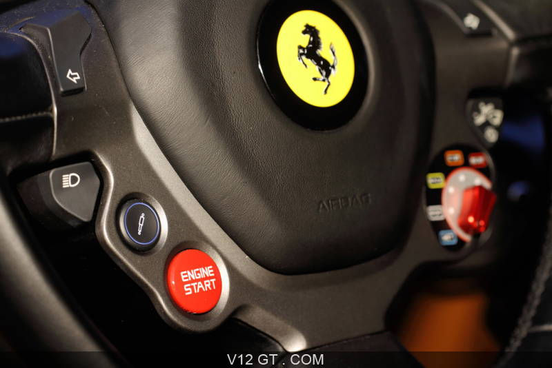 Ferrari V8 V12 start button