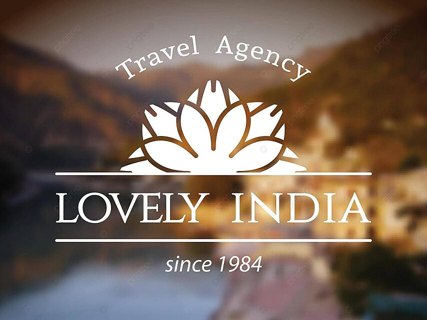 India tourism logo typography