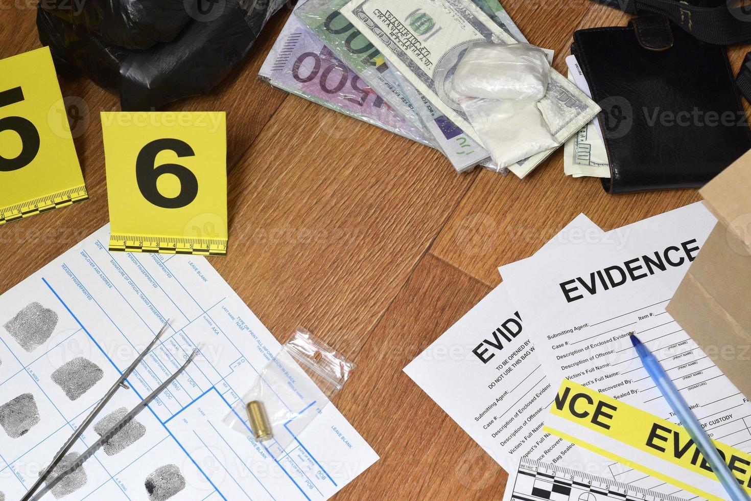 cash bundles evidence processing