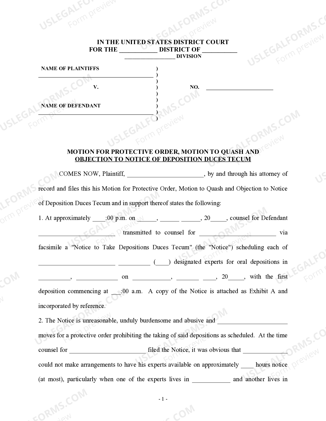 protective order legal document