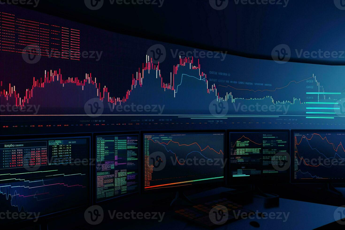 stock market trading screen