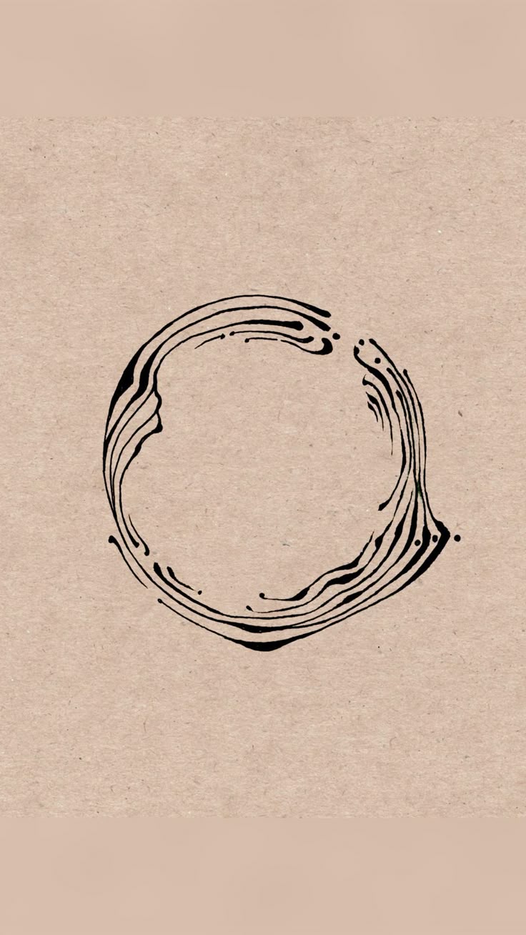 circular tattoo becomes oval