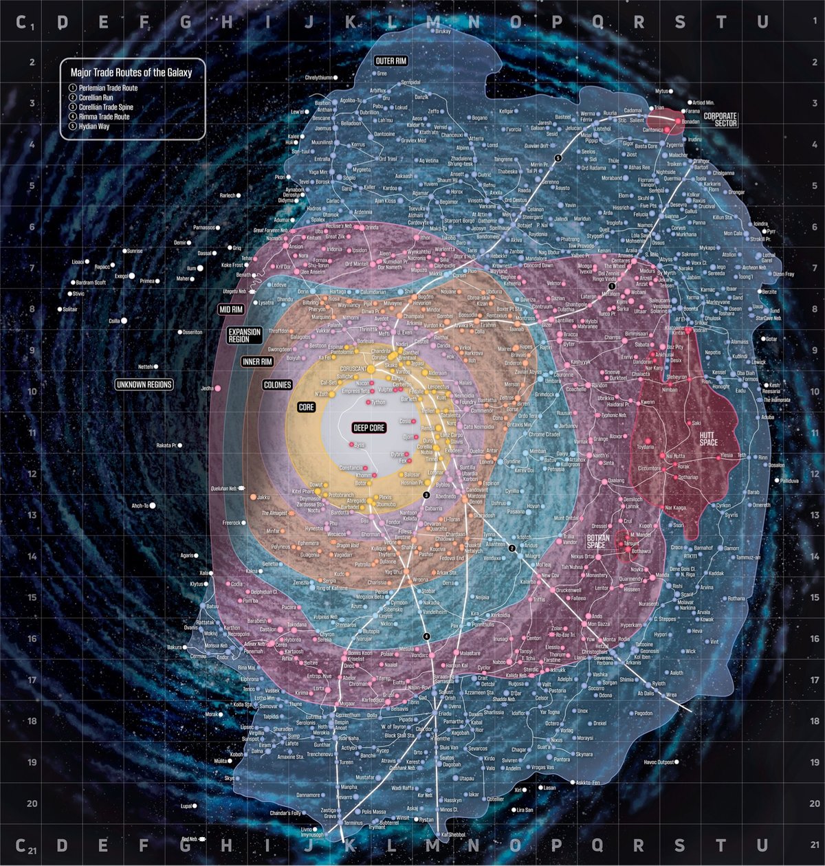 Post-Imperial Star Wars galaxy