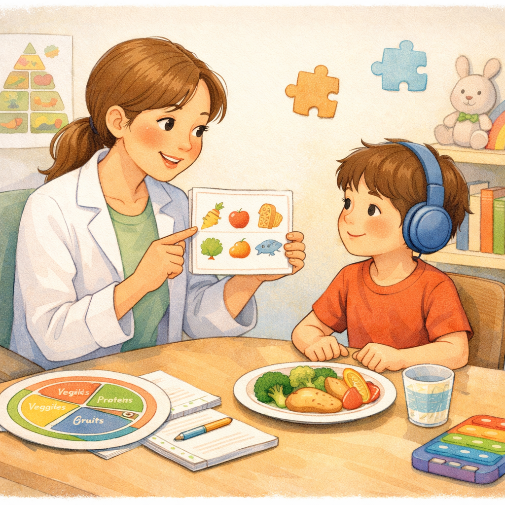 Pediatric dietitian nutrition counseling