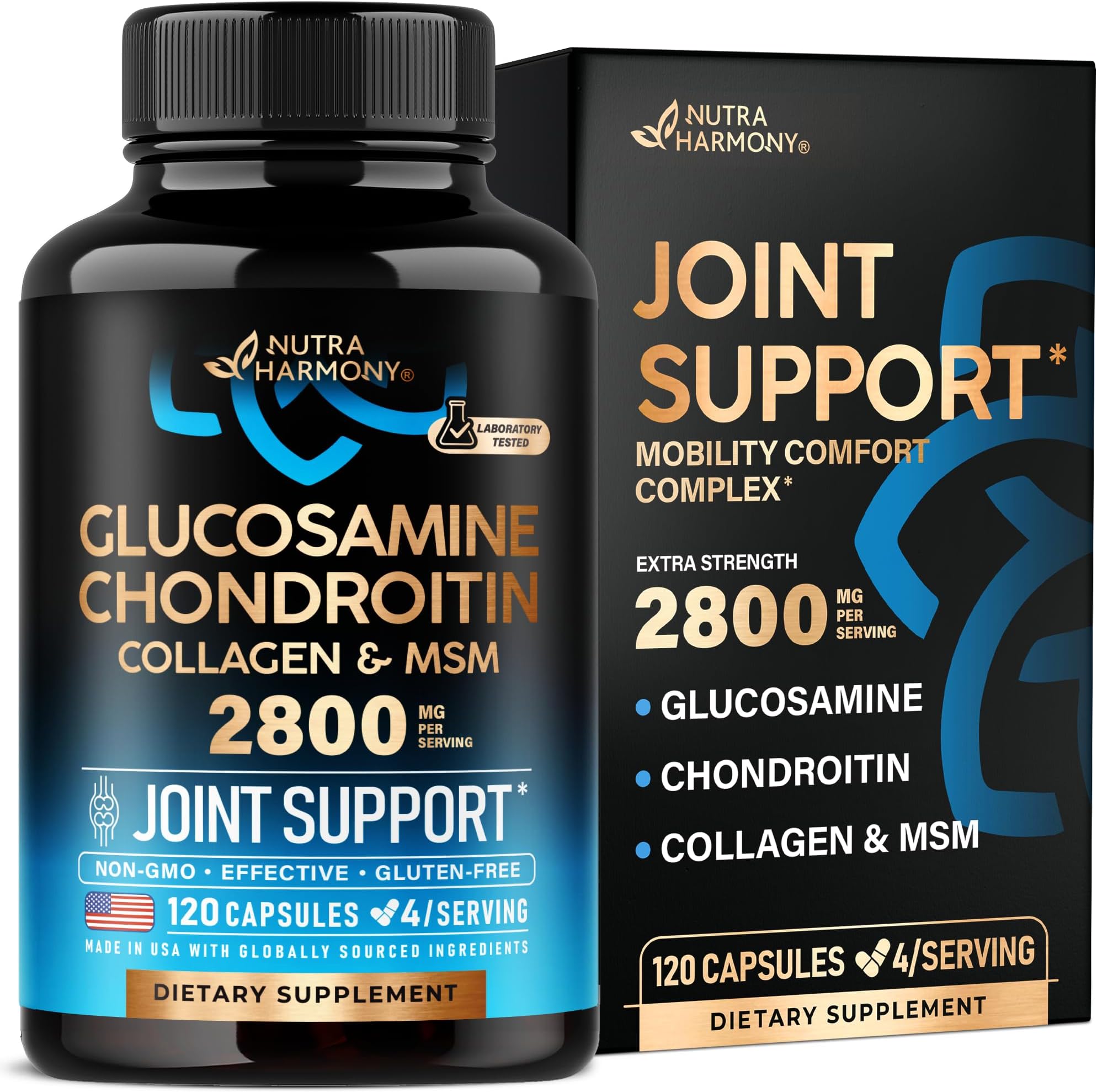glucosamine joint supplements bottle