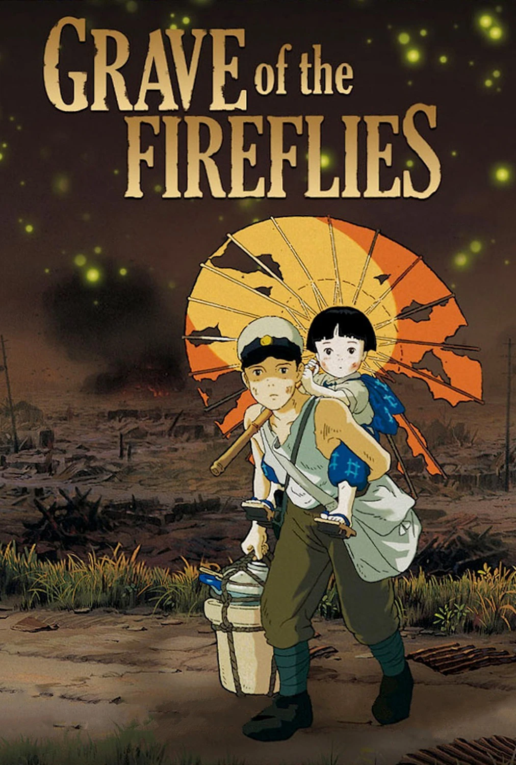 Grave of the Fireflies Studio Ghibli film poster