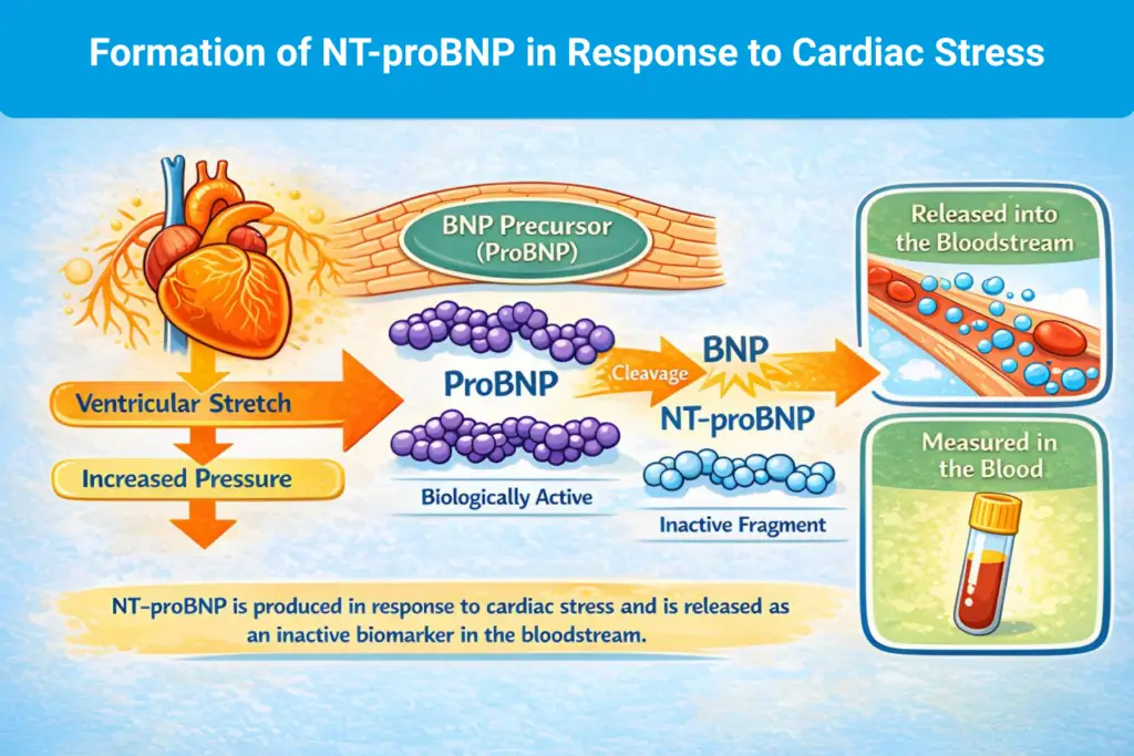 NT-proBNP cardiac stress