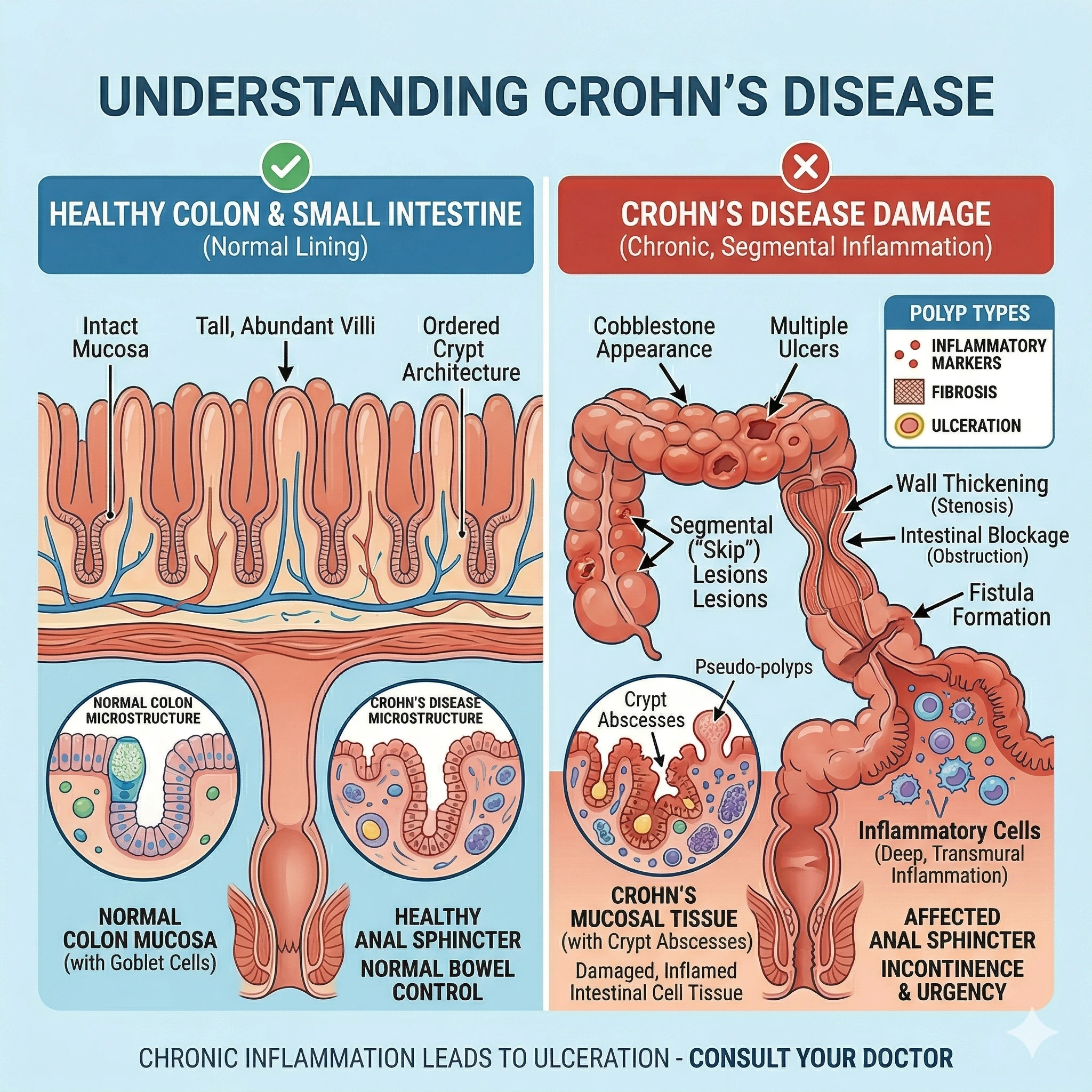 intestinal fistula Crohn