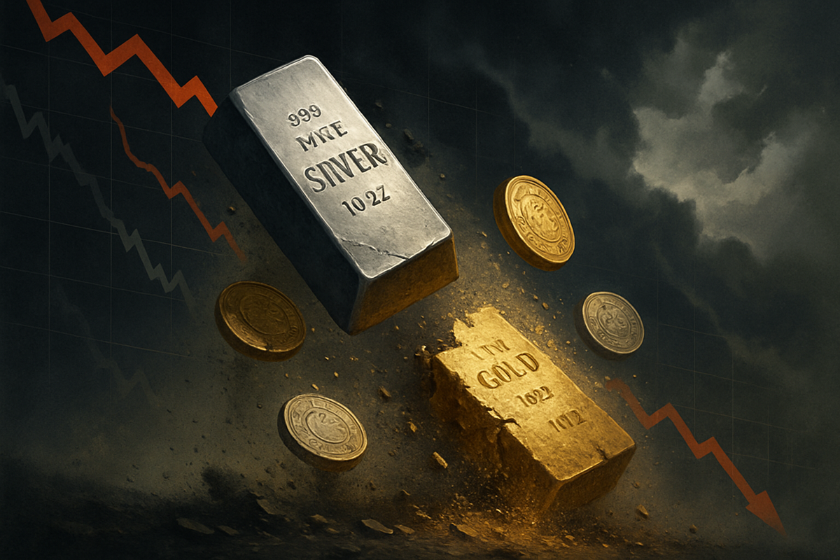 Historic Precious Metals Plunge: Silver -38%, Gold -16%