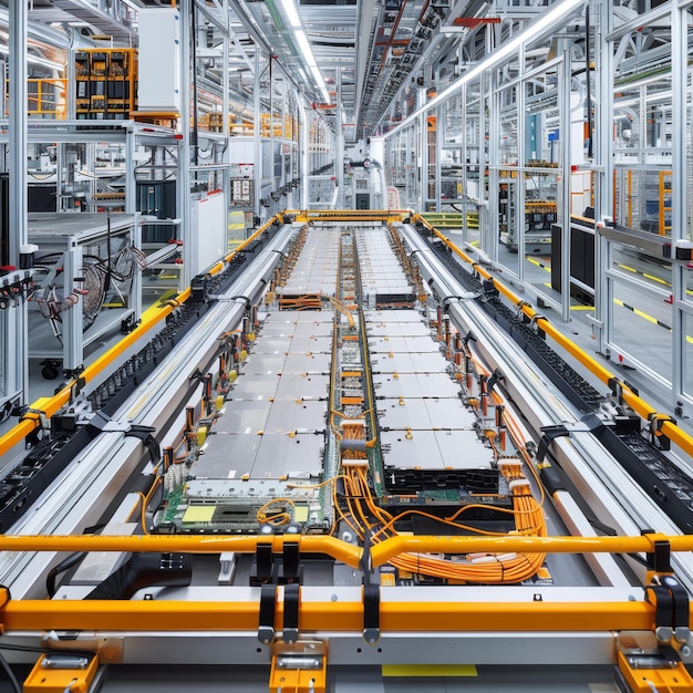 EV battery assembly line