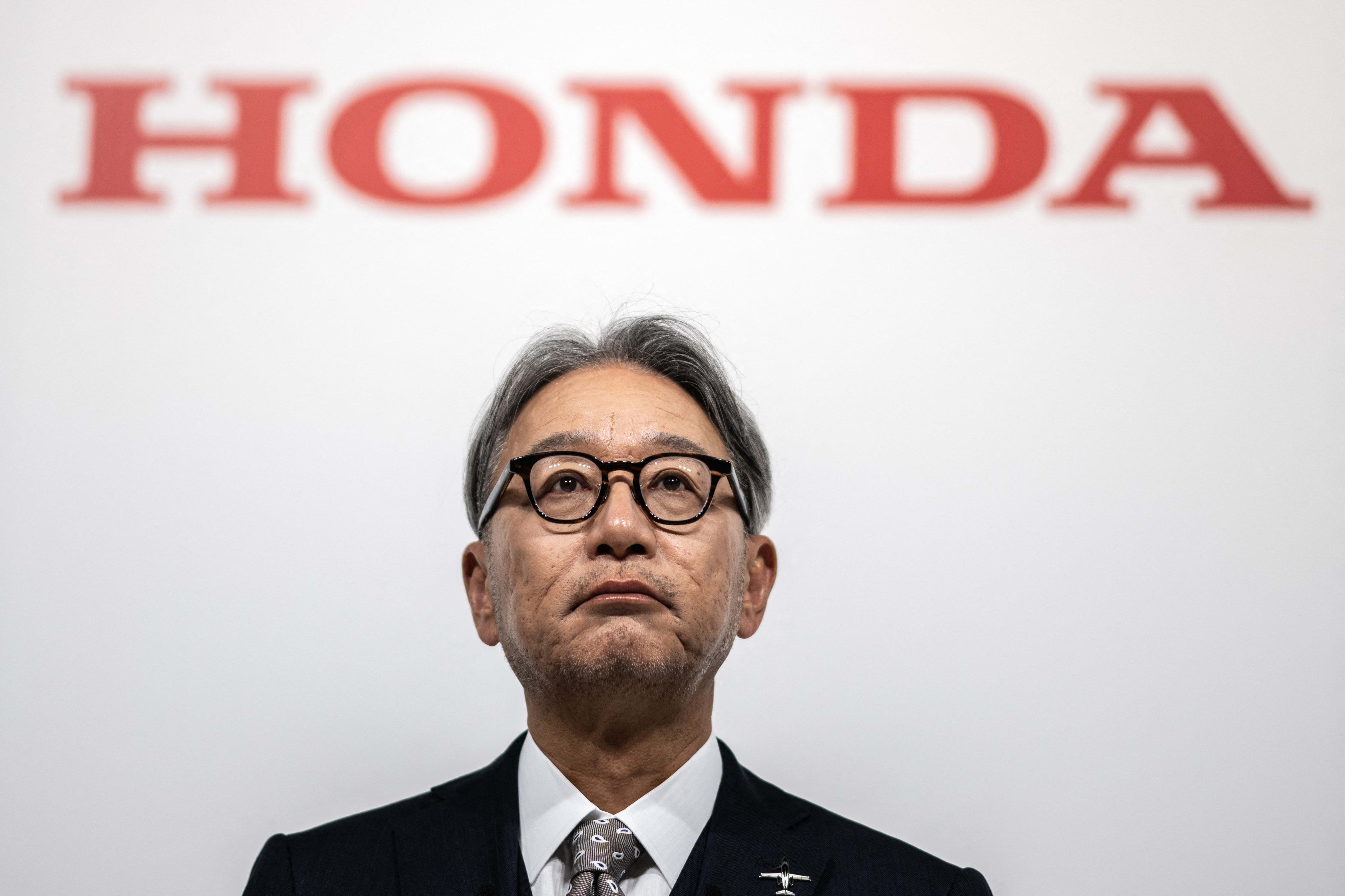 Honda president Toshihiro Mibe