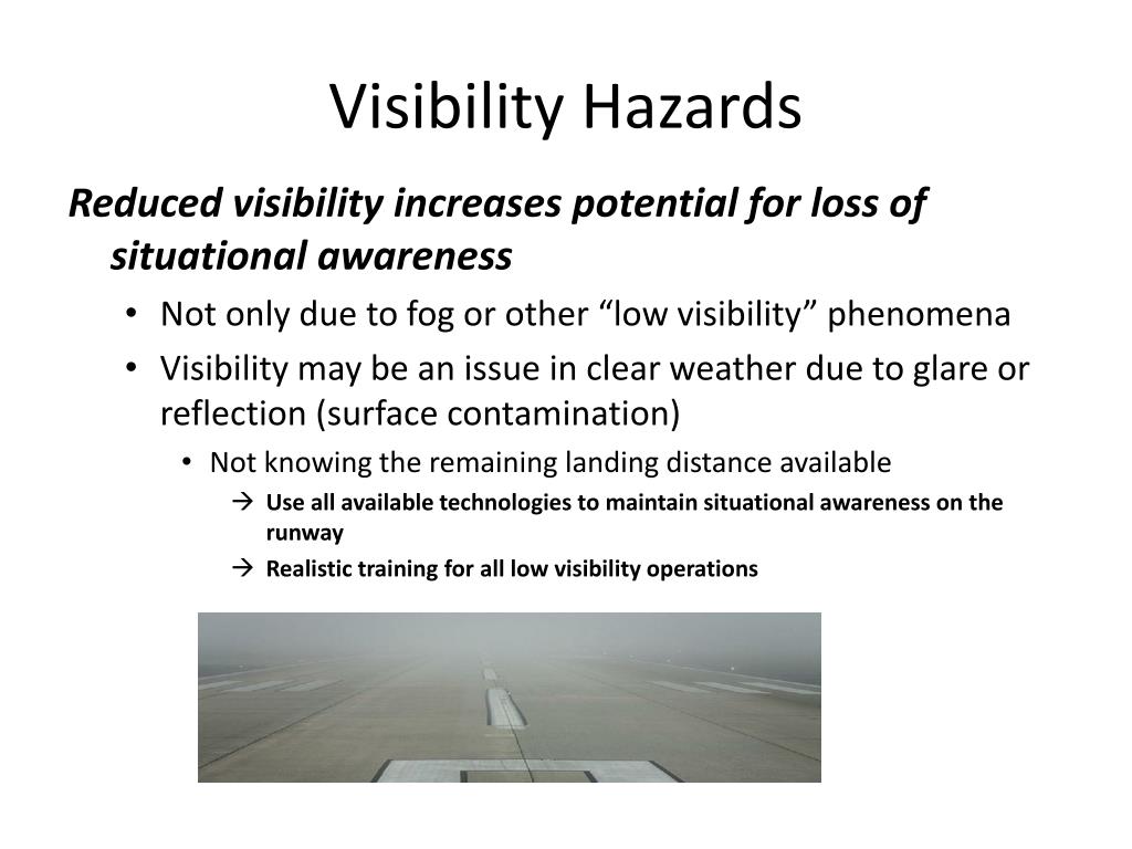 turbidity visibility safety hazard
