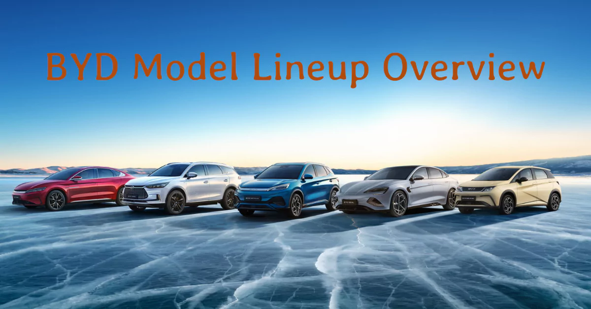 BYD affordable EV lineup