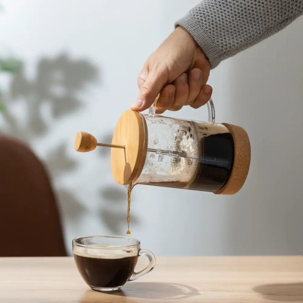 French press unfiltered coffee